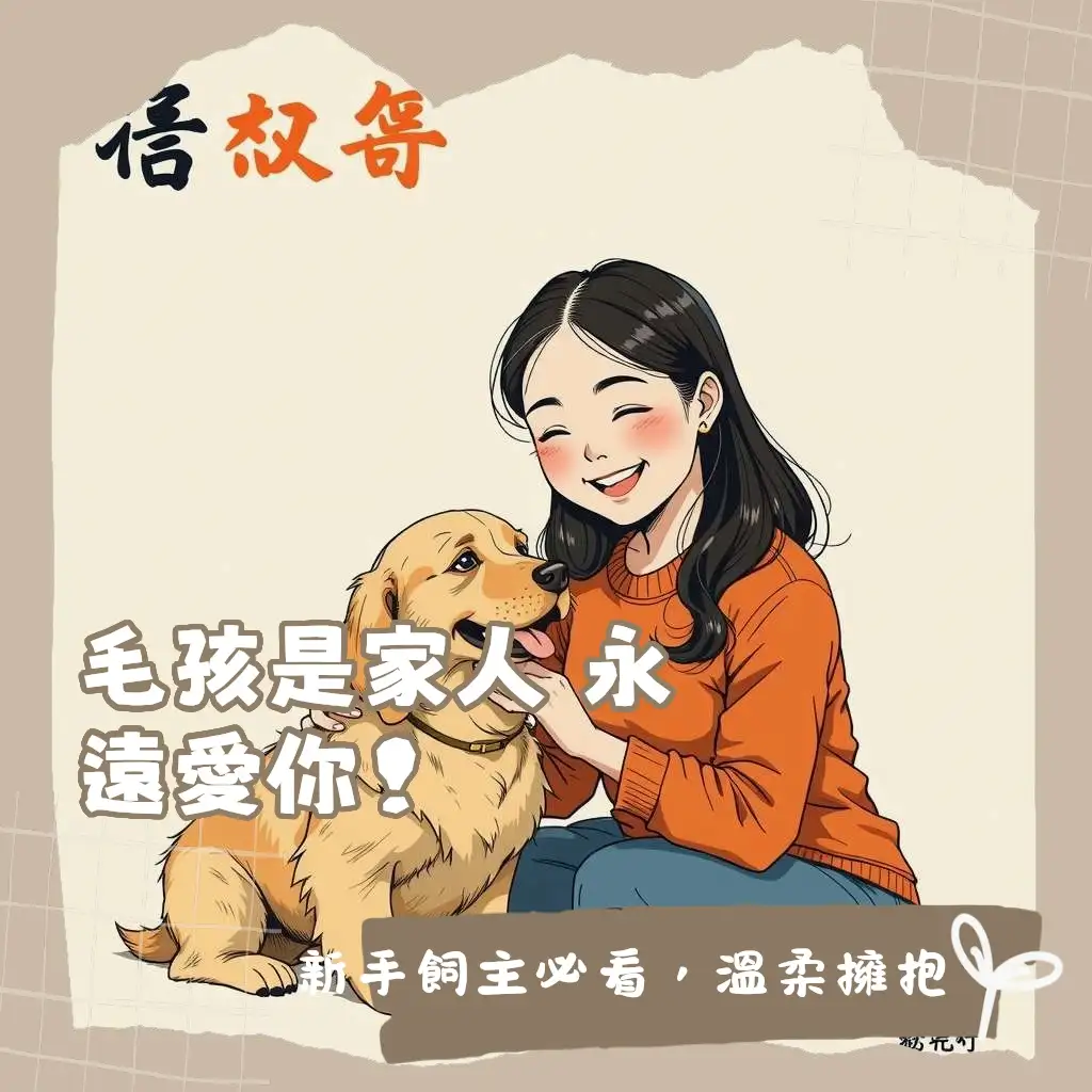 一張開心的狗與主人溫馨互動的圖片，象徵狗狗作為伴侶的忠誠與牠們與人類共同成長的溫暖生活。