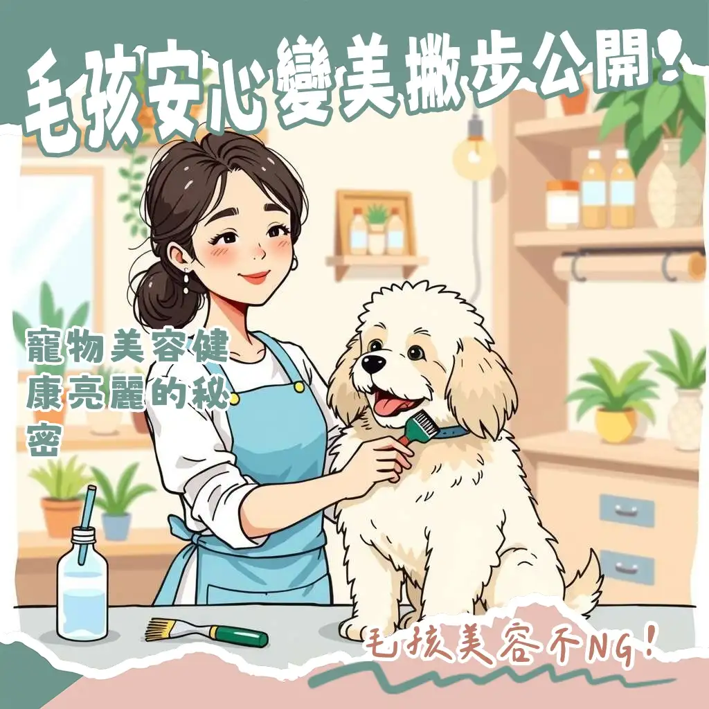 專業狗狗美容服務提供清潔、健康檢查與造型，是毛孩整體護理重要一環。