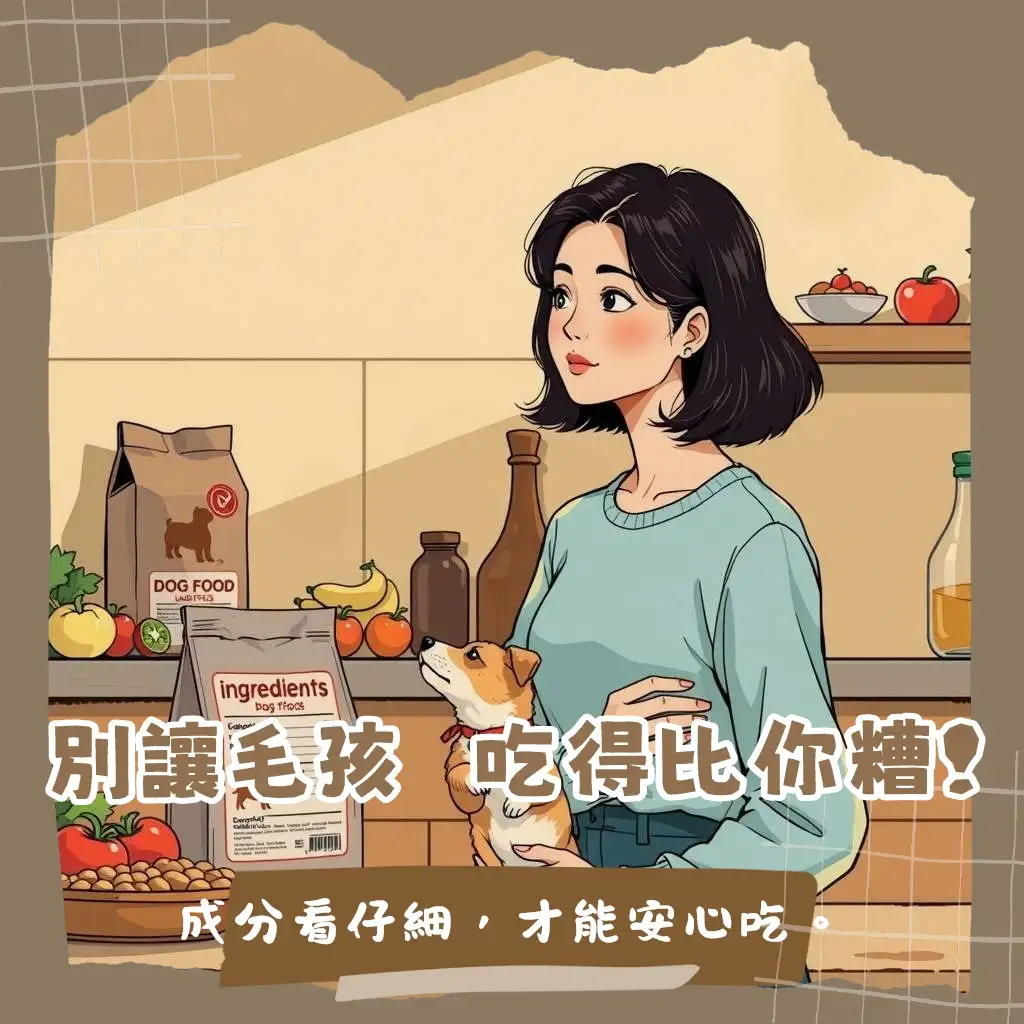 不推薦的狗飼料,飼主應避開的廉價填充物、人工色素防腐劑與不明肉類副產品,確保毛孩健康。