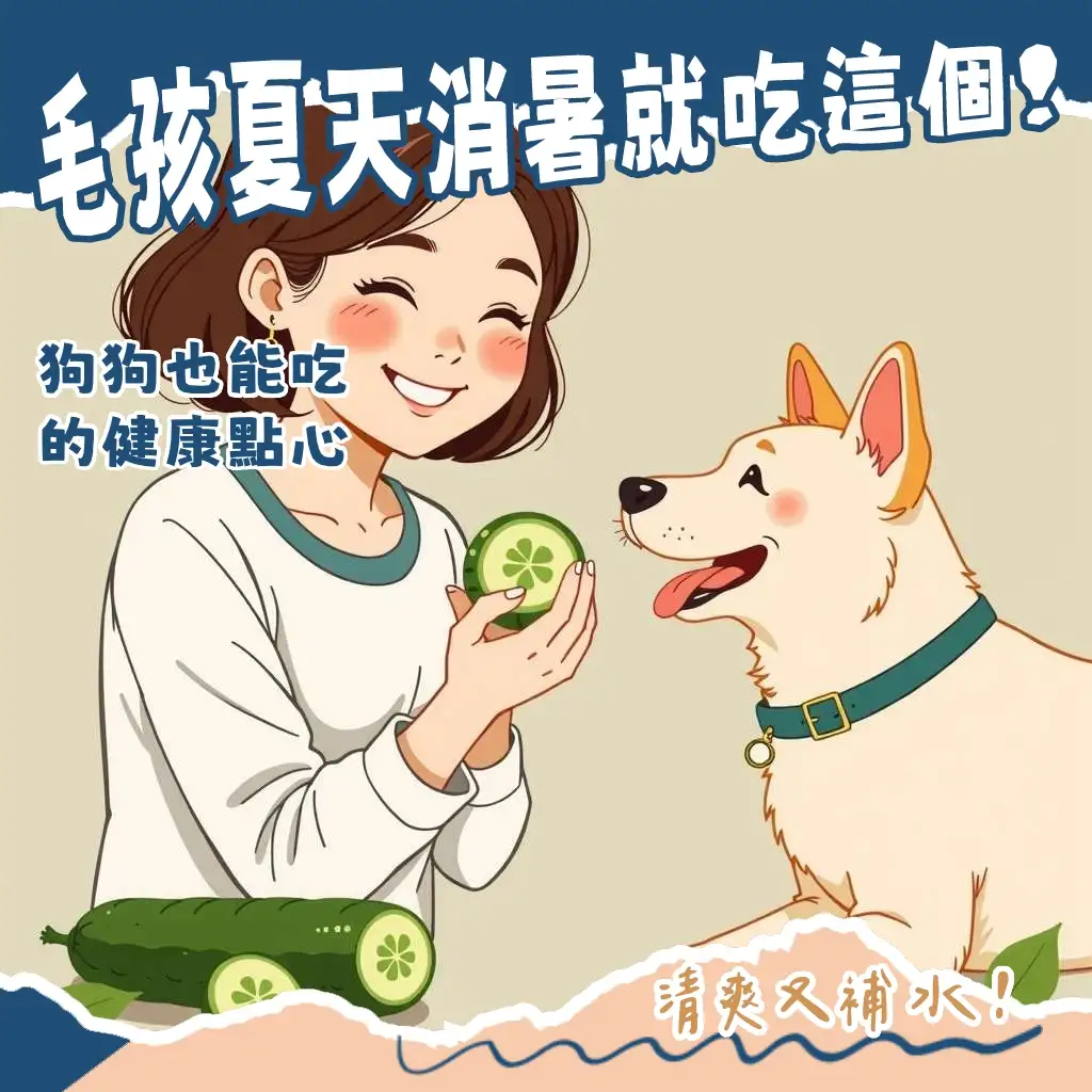狗狗可以吃小黃瓜嗎?安全餵食指南、營養好處與常見問題解答