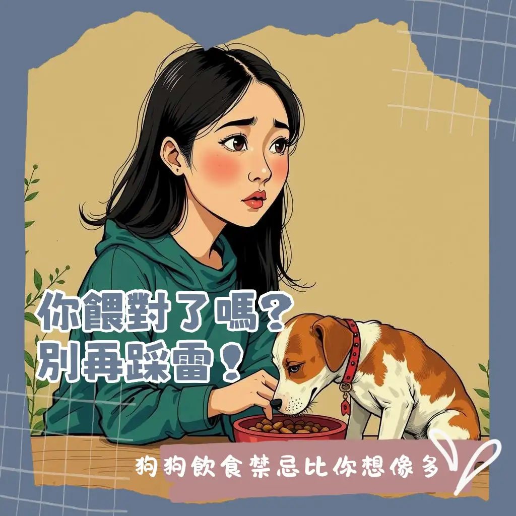 狗狗不能吃的食物圖解:涵蓋巧克力、葡萄、洋蔥等危險清單,保護毛孩健康避免中毒。