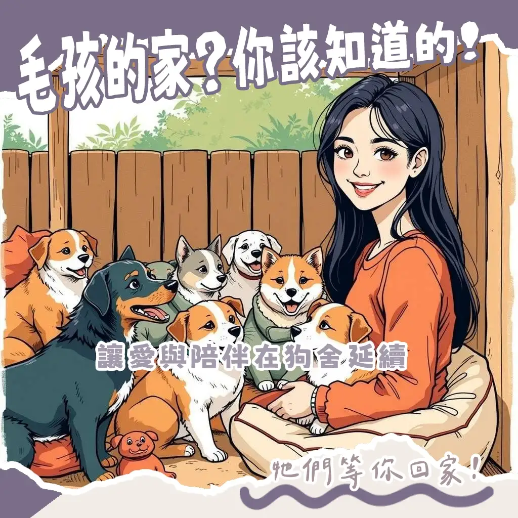 溫馨狗舍,收容流浪動物的場所,提供照護、領養機會,以及私人犬舍的舒適生活環境。