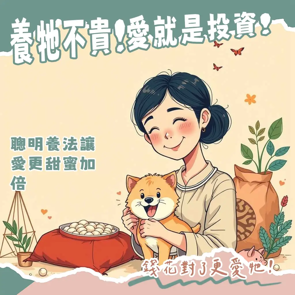 養狗一個月花費預估，小型犬與大型犬的飼料、醫療、美容、用品等主要開銷明細，幫助飼主規劃寵物預算。
