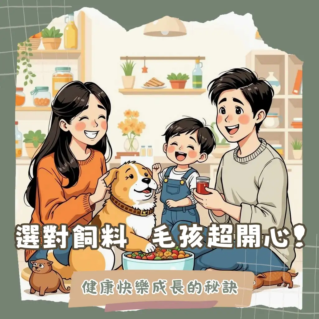 狗狗飼料推薦指南，包含幼犬、成犬、老犬飼料選擇、成分分析與無穀飼料迷思破解。