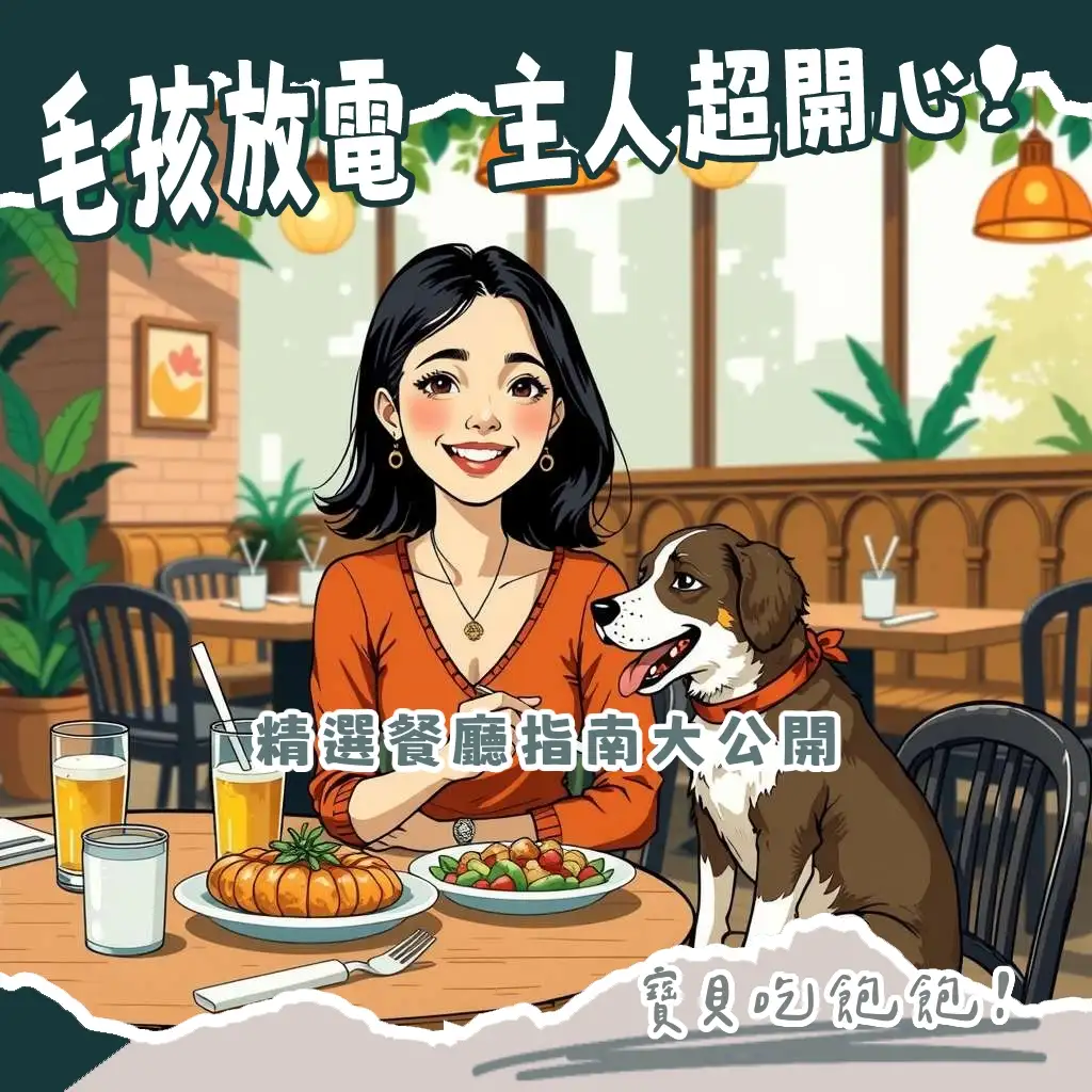 狗狗餐廳：帶毛孩安心出遊的寵物友善用餐指南，涵蓋特色服務、挑選考量、行為管理與衛生安全。