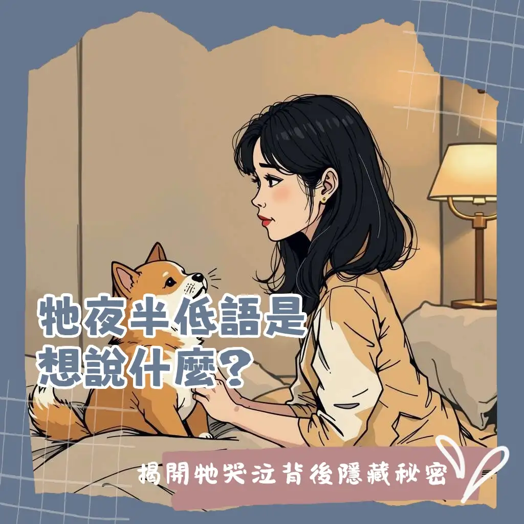 狗狗半夜一直嚶嚶叫的原因與解決方法，涵蓋生理需求、分離焦慮、訓練和建立安全感。
