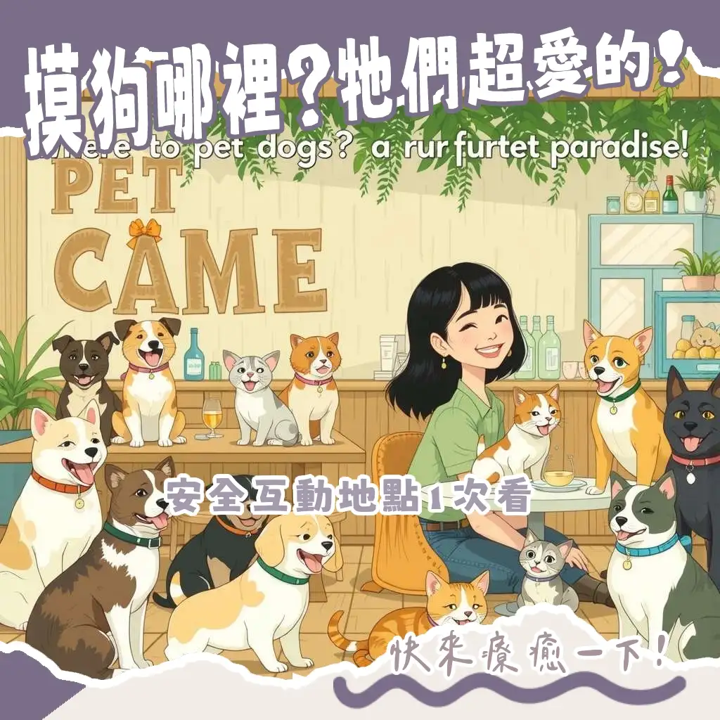 哪裡可以摸狗？寵物咖啡廳、展覽、收容所，安全摸狗互動指南