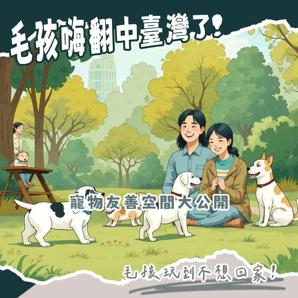 中部遛狗景點精選，帶毛孩探索台中、彰化、南投的寵物友善公園與餐廳。