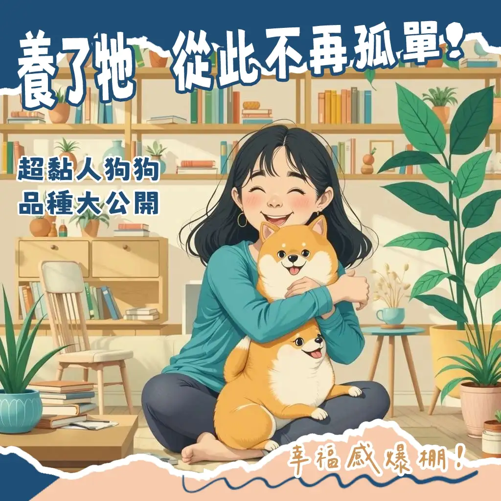 什麼狗最黏人？圖解最黏人的狗狗品種，新手選狗、建立親密連結的完整指南。