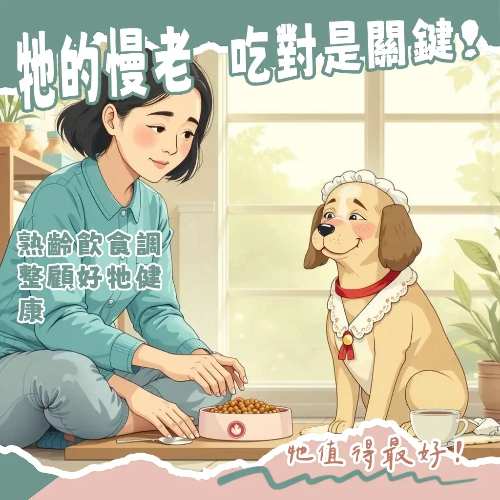 老年狗食物挑選指南，涵蓋營養、關節保健與消化重點