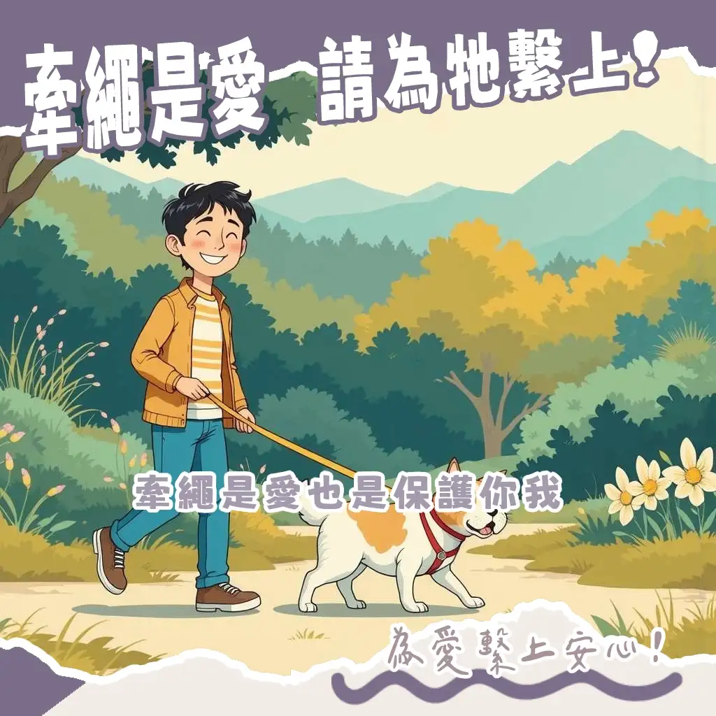 遛狗不牽繩的風險與法律規定，解析飼主責任、公共安全威脅與文明養狗的重要性，含牽繩規定、罰款與意外防範。