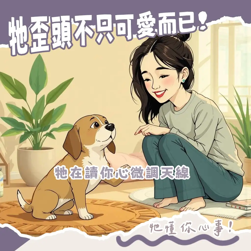 狗狗歪頭原因探討,健康行為解析與可愛姿勢解讀指南