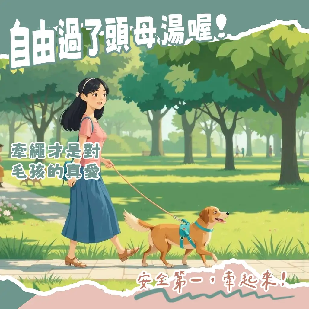 遛狗沒有牽繩的潛在風險、法律規範與飼主責任,狗狗外出安全指南。