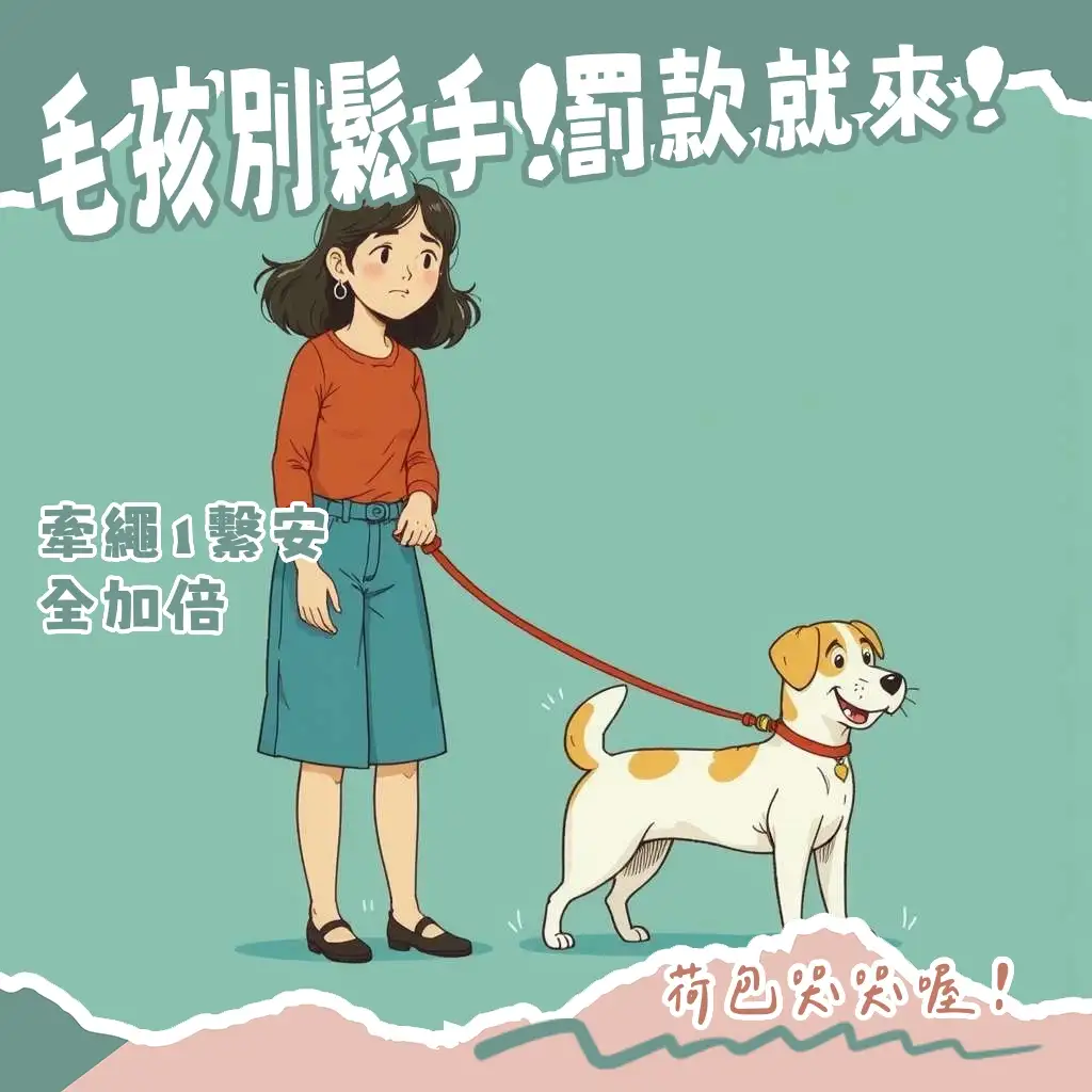 台灣遛狗不牽繩法條規範與飼主責任,保障公共安全的溫柔指南
