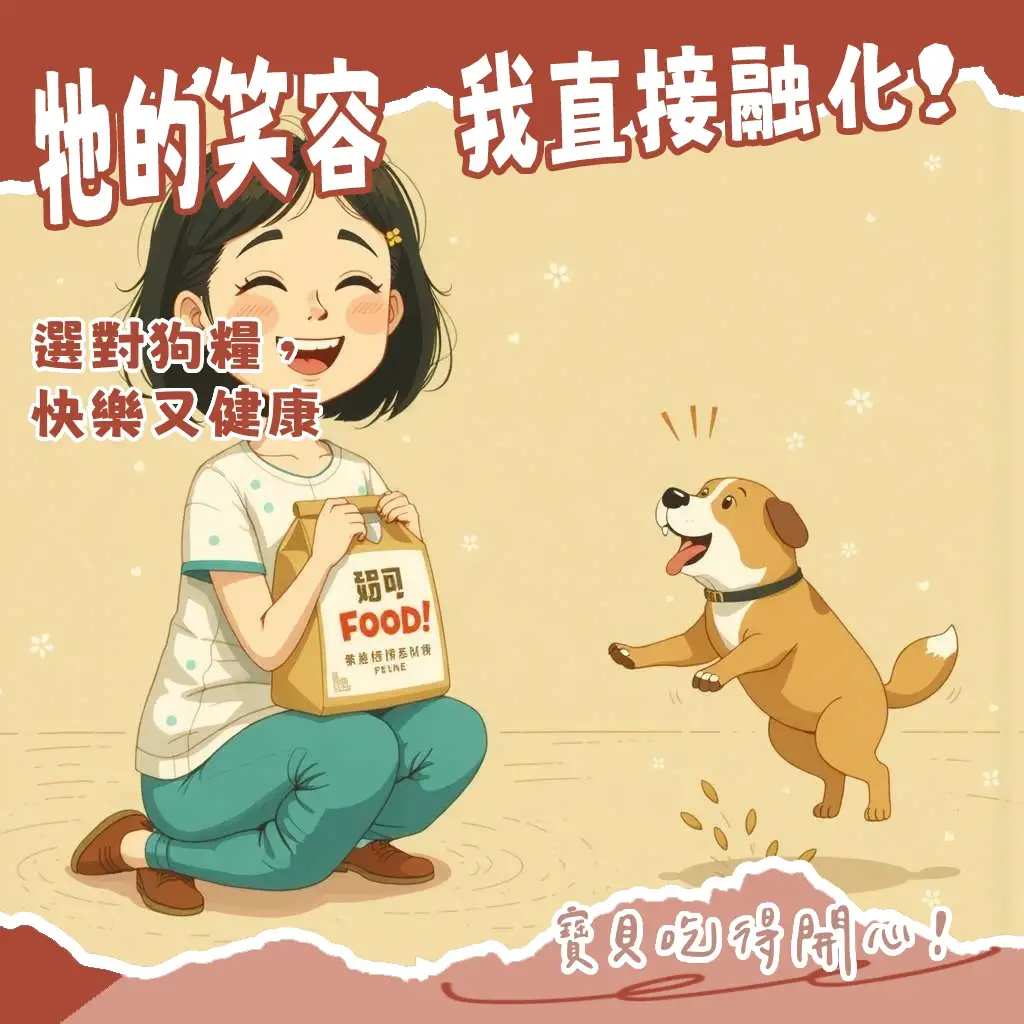 高品質狗狗食物挑選指南，涵蓋乾糧、濕糧、天然食材，教你如何確保狗狗飲食均衡與安全，避開禁忌食物。